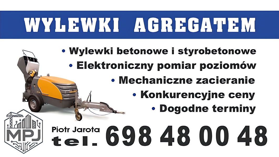 Zdjęcie na okładce dla MPJ Wylewki Betonowe Styrobetonowe Posadzki z Mixokreta Łowicz